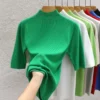 cn-11134207-7r98o-lrts1wsca7z1fb.webp Half High Collar Knitwear Top Free Size