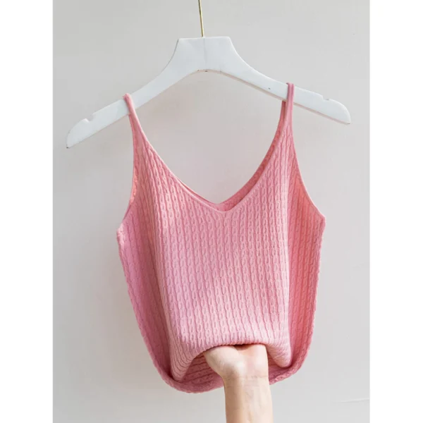 cn-11134207-7r98o-lsp0zqg0fzrxb8.webp Silk Chiffon V neck Knitwear Camisole Free Size