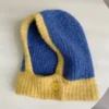 MISSKOI Color Block Knitted Balaclava Hat