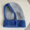 MISSKOI Color Block Knitted Balaclava Hat