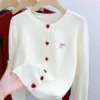 sg-11134201-7rbkl-m5wbjkhw00uwa0.webp Long Sleeve Embroidered Knitted Cardigan Free Size
