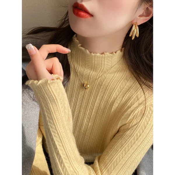 sg-11134201-7rbnl-m62ea4dho7ls52.webp Half High Collar Knitwear Sweater Free Size