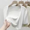sg-11134201-7rcev-m6c2rinlmqon52.webp Ice Silk Knitwear Crop Cardigan Free Size
