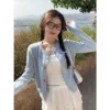 sg-11134201-7rd4b-m7hg31987m8o34.webp Embroidery Crew Neck Knitwear Cardigan Free Size