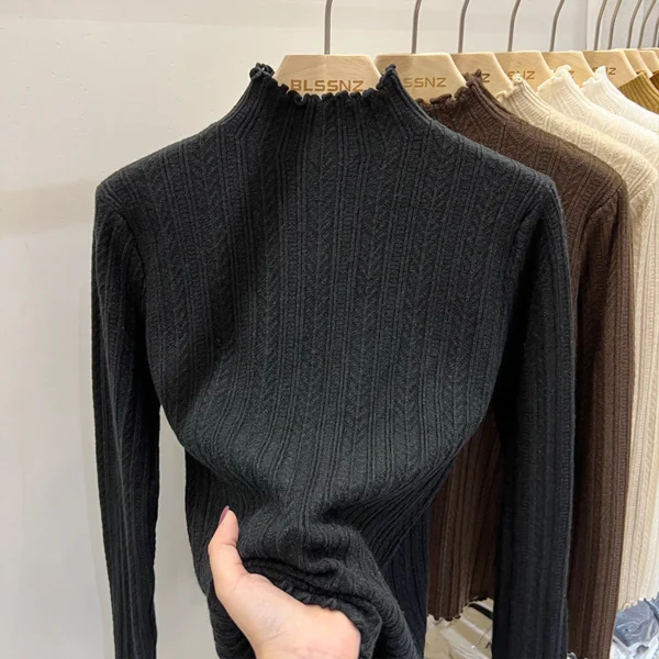 Wooden Ear Edge Knitwear Sweater Free Size