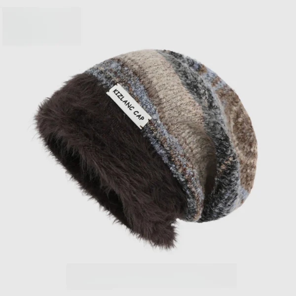 sg-11134201-7rdyw-mcz2be7ky5yv43.webp MISSKOI Plush Knitted Pile Hat
