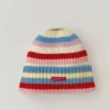 MISSKOI Colorful Striped Knitted Hat