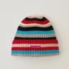 MISSKOI Colorful Striped Knitted Hat