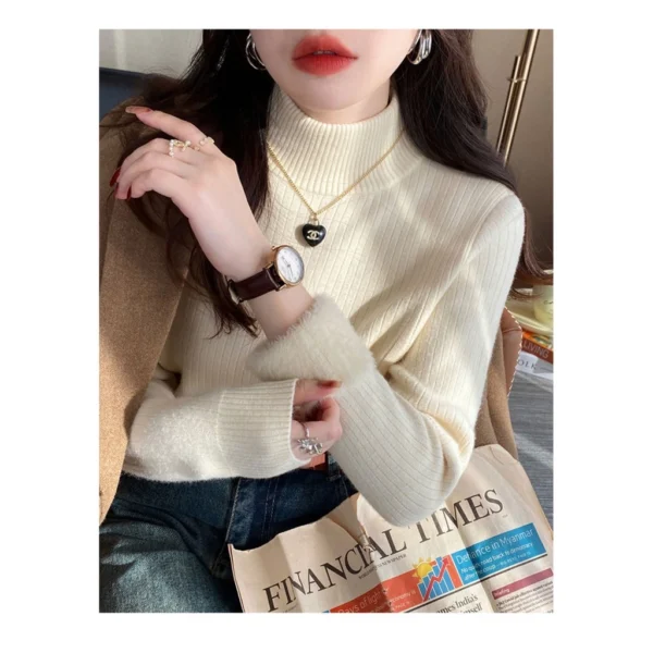 sg-11134201-8258j-mgbowi2945xmed.webp Fleece Lined Thickened Knitwear Top Free Size